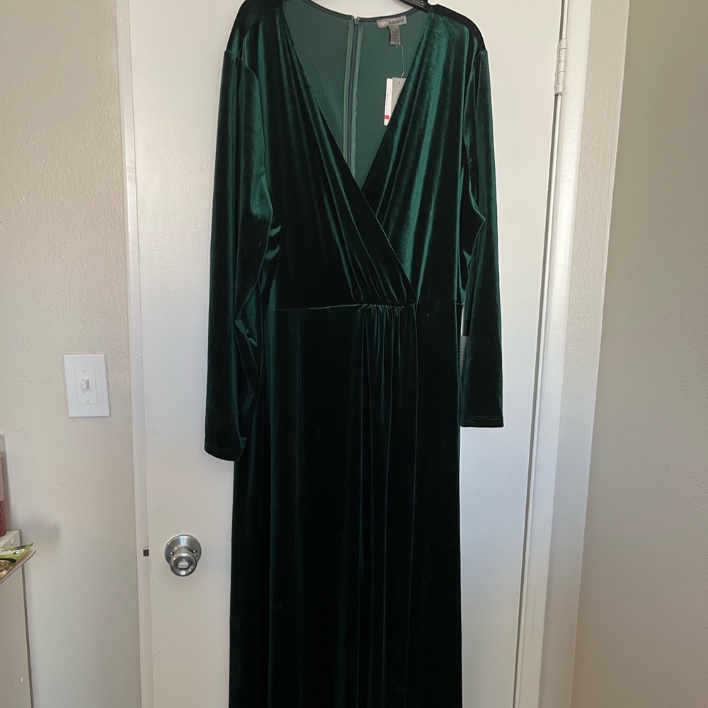 Emerald Velvet dress